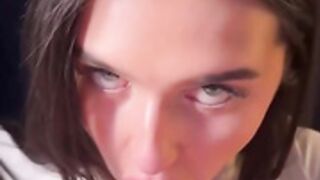 Cassie Mae First Sloppy Blowjob POV