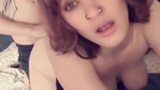 alicebulmer nerdy redhead gf doggie sextape