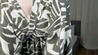 Nika_Berryy Teasing Her Breasts and Showing Some Nipple