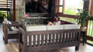 Colombian SamySun7 Gets Drilled In White Lingerie