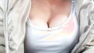 Silvia fuck dirty armpits, pussy and biceps in nature