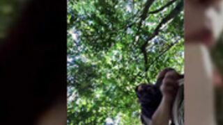 Carolinaalg Cam4 Se masturba en el bosque