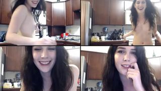 Evelynclaire riding her big toy in her ass in cam recording 2017-09-12_074708