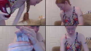 Gingermermaid play with her pussy and with her tits  in cam recording 2017-09-10_010946