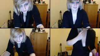 Bathykolpian riding her dildo,missionary,and fuckin her self doggystyle and spankin her ass while fuckin herself with her dildo in free cam recording 2017-09-02_082136