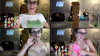 WhoreNickels tit play, pussy play, dildo sucking with gobs of spit in free cam recording 2017-08-24_070120