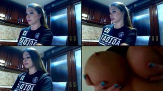 Zuzulici fucking her pussy and close up of her big clitty in free cam recording 2017-09-08_234834