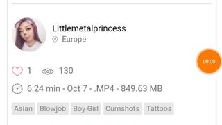 Littlemetalprincess fist blowjob vid trailer