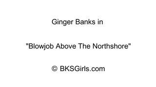GingerBanks Blowjob Over Northshore in private premium video