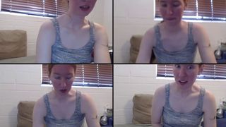 Gingermermaid fucking both of her holes with a toy in cam recording 2017-10-10_022612