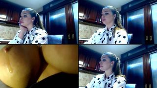 Zuzulici give her dildo a lil oral action before choosing a thicker one to fuck me to blissful in free cam recording 2017-10-07_231910