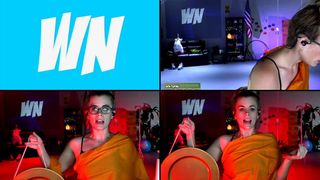 WhoreNickels playing with her clit with a massager and orgaming in free cam recording 2017-10-08_050110