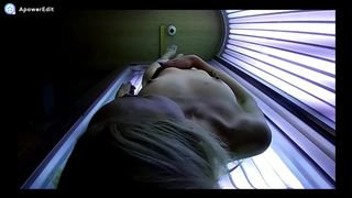 Blond Girl In Solarium