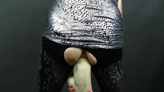 MAXI dildo play & prolapse MILF mature  ( 2015) part.1