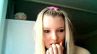 Blondy tinny labia big clit part.3