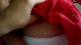 Jana masturbating to orgasm and becoming shy
