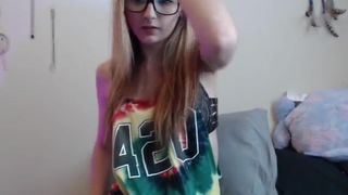 KatSaysMeow Purple Dildo Suction Cup in private premium video