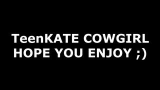 Teenkate cooooowgirll in private premium video