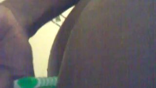 Ebony Toothbrush ATM Ass to mouth