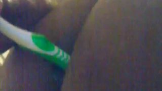 Ebony Toothbrush ATM Ass to mouth