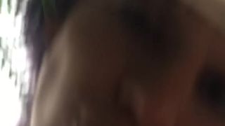 Restaurant Slut fucks in the woods