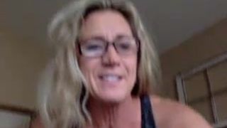 talltan.blond monster clit labia mature muscle fit.3