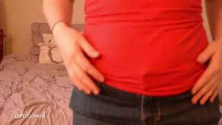 Lizzi Blake - Curvy Teen Strips and Masturbates