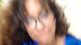 Tarahot in blue nightie