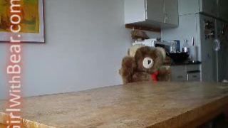 girlwithbear - table dance