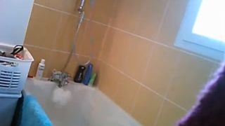 Spying With Hidden Webcam My Sister