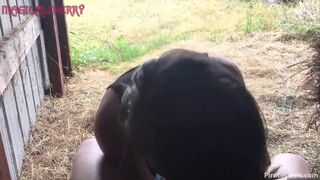 MagicalCherry - Rolling in the hay Barnyard Blowjob