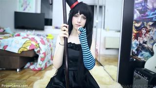 Lana_rain - Mio fucks herself with a microphone