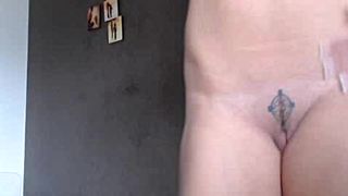 Vica perfect french ,lingerie squirt open dildo part.3
