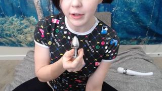 Mira_xo - Hitachi and Butt Plug Cumshow