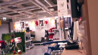 Littlesubgirl Public IKEA Shopping Fuck, Anal & Squirt