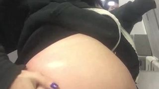 MAKING MYSELF CUM IN A PLANE BATHROOM