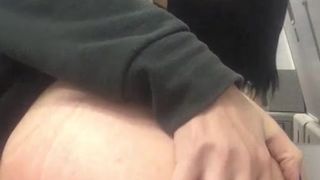 MAKING MYSELF CUM IN A PLANE BATHROOM