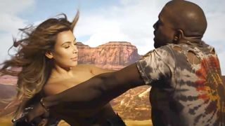 kim kardashian - topless in music video