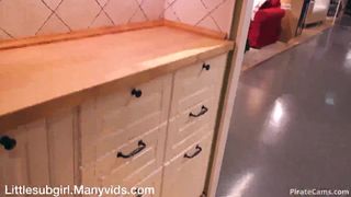 Littlesubgirl Public IKEA Shopping Fuck, Anal & Squirt 2