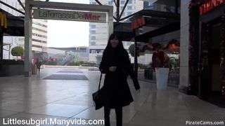 Littlesubgirl in Public Blowjob Supermarket & Naked Mal