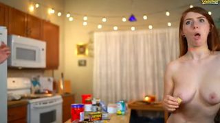 2.0 Cookinbaconnaked makin pizza naked
