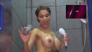 Olivia and Lori shower