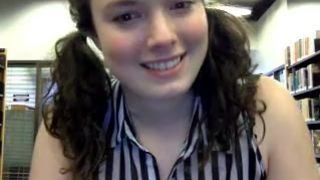 tiggerrosey takes bra off in public library