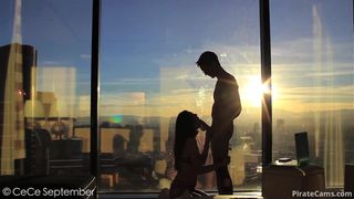 CeCeSeptember – In Las Vegas WINDOW BJ n Fuck w Facial