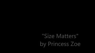 PrincessZoe Sizematters in private premium video