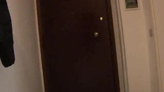 scared woman forced at gunpoint