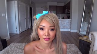Ayumi Anime - Double Blowjob w Slutty Anime Cosplay 2