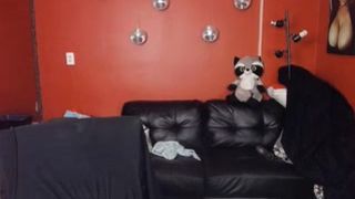 Heart Shaped Nipples Boootystar sucks dildo