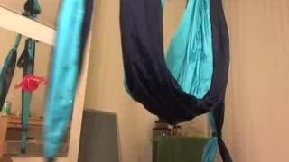 LucysLounge sex swing mirrorbate (cums hard)