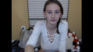 superhot blue eyed beauty rides huge dildo & hitachi